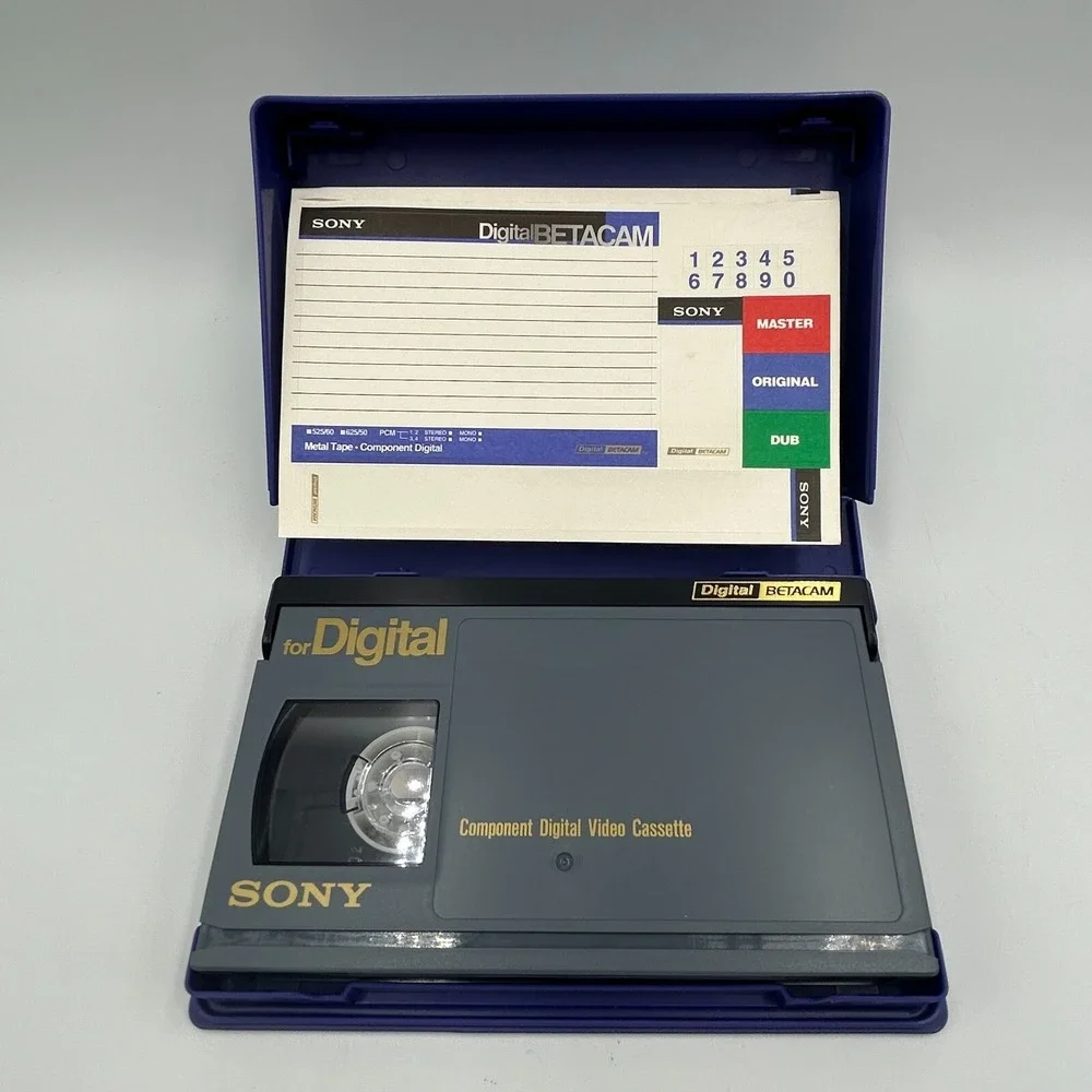 Sony BCT-D32‎ 32 Minute Digital Betacam Video Tape Cassette Meta Made in Japan